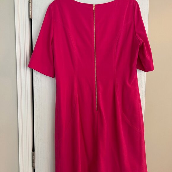 Tahari Arthur S. Levine pink dress, size 14 - Picture 3 of 5
